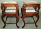 5654: Chinese Rosewood & Marble Set 2 Tables Qualtiy Tables photo 3