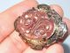 Antique Chinese Carved Hard Stone Agate Brooch Jade/ Hardstone photo 2
