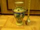 Antique Made In Japan Hand Painted Vase Cupids Angels Flying Winged Urn Vases photo 2