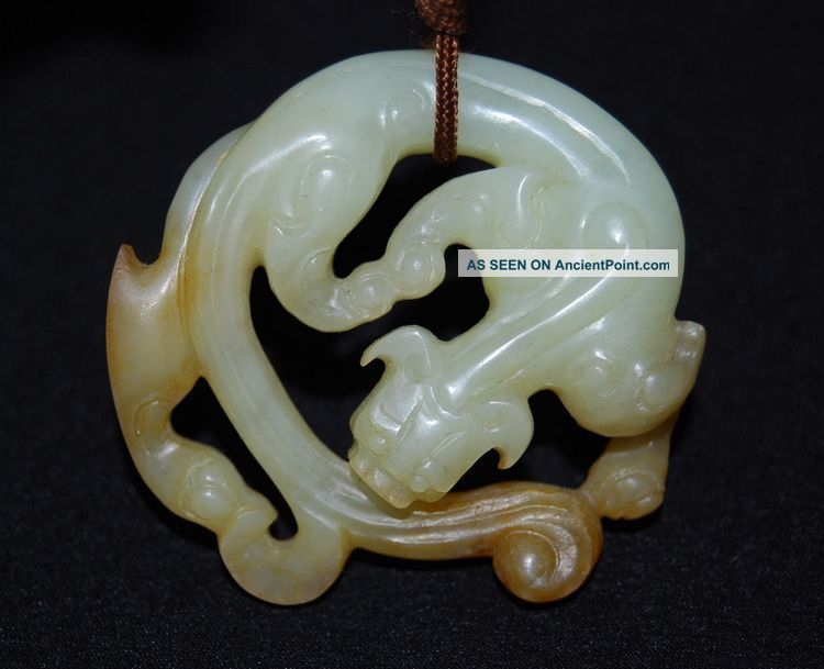 Rare Chinese Han Dy Jade Dragon Pei Figure Other photo