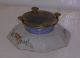 19th Century Chinese Porcelain Small Bowl Metal Mountings Bowls photo 3