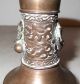 Small Old Chinese Signed Bronze Vase Vases photo 4