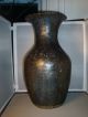 Antique 19th C.  Chinese Papier Mache Baluster Vase Flambe Lacquer Coromandel Vases photo 4