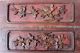 4 Pcs Antique China Carved Wood Old Chinese Wood Carved Flowers Other photo 2