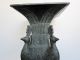 Chinese Ancient 4 Peacock Statue Vase Vases photo 2