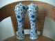 A Pair Blue And White Vase Dragon Glaze Porcelian Chinese Exquisite Old Vases photo 11