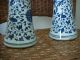 A Pair Blue And White Vase Dragon Glaze Porcelian Chinese Exquisite Old Vases photo 2