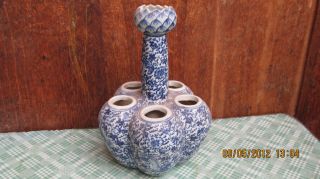 Lovely Chinese Porcelain Vase Lotus For Christmas Gift photo