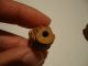 2 Chinese Hand Carved Nut Luohan Immortal Monk Wood Antique Vintage Praying Bead Other photo 10
