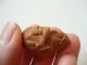 2 Chinese Hand Carved Nut Luohan Immortal Monk Wood Antique Vintage Praying Bead Other photo 5