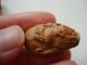 2 Chinese Hand Carved Nut Luohan Immortal Monk Wood Antique Vintage Praying Bead Other photo 6