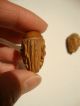 2 Chinese Hand Carved Nut Luohan Immortal Monk Wood Antique Vintage Praying Bead Other photo 7
