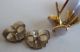 Fine Old Chinese Carved Lavender Jade Bead 14k Gold Tear Drop Dangle Earrings Necklaces & Pendants photo 5