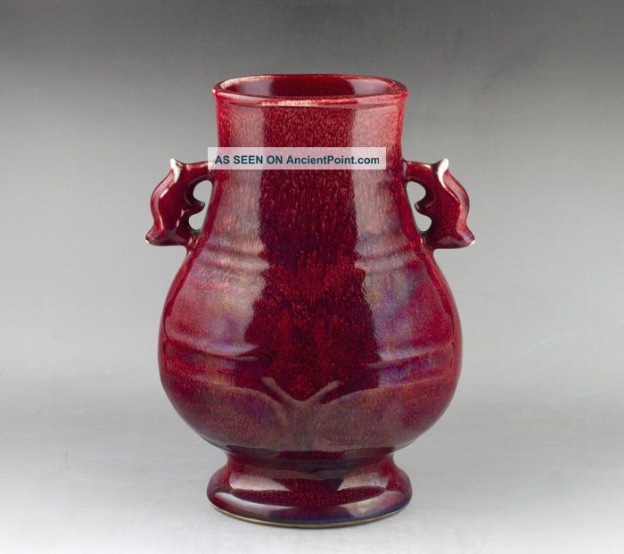 Flambé Glaze Zun Vase Vases photo