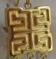 Fine 14k Gold Chinese Symbol Pierced Dangle Earrings 3.  8g Necklaces & Pendants photo 3