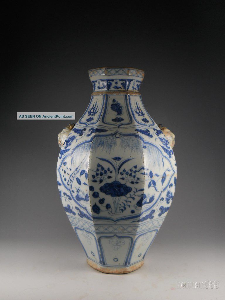 Outstanding Chinese Blue And White Porcelain Vase Vases photo