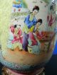 Chinese Antique Large Hand Painted Porcelain Vase Famille Rose 19 C Vases photo 3