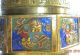 Fish Enamel Chinese Brass Tea Caddy China Enameled Other photo 4