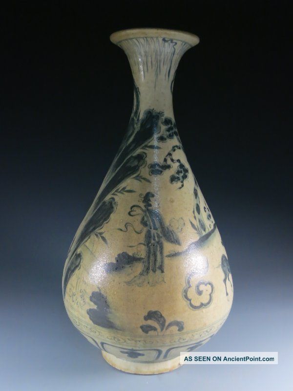 A Outstanding Chinese Blue And White Porcelain Vase Vases photo