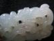 Fine Old Chinese Carved Jade 14k Gold Dragon Necklace Pendant Necklaces & Pendants photo 9