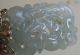 Fine Old Chinese Carved Jade 14k Gold Dragon Necklace Pendant Necklaces & Pendants photo 7