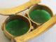 Fine Old Chinese 18k Gold Carved Green Jade Ring Signed Sz 6 1/2 Necklaces & Pendants photo 4