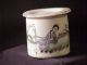 Antique Chinese Export Porcelain Small Lidded Cosmetics Salve Pot Or Jar Bowls photo 2