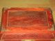 Exquisite Vintage Chinese Red Wood Jewelry Box Other photo 1