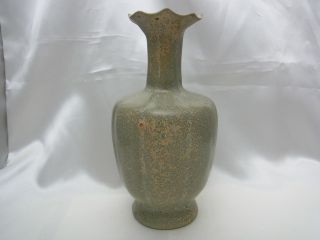 Chinese Celadn Pottery Vase - Green 668 photo