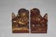 Rare Pair Antique Chinese Qing Dynasty Wood Lions Other photo 1