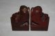 Rare Pair Antique Chinese Qing Dynasty Wood Lions Other photo 2