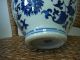Chrysanthemum Blue And White Vase Dragon Glaze Porcelian Chinese Exquisite Old Vases photo 2