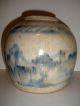 Antique 19th Or Early Chinese Vase Bowl Jar Decorated Pottery Glaze Bowls photo 1