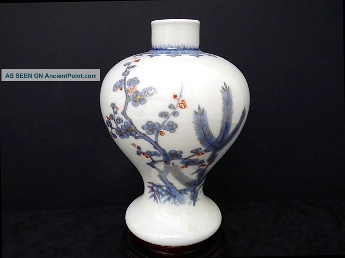 Fine Chinese Meiping Porcelain Antique Vase - 19th Century Vases photo