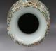 A Big Chinese Antique Late Qing Dynasty Rose Medallion Porcelain Vase Vases photo 3
