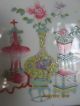 Vintage Chinese Hand Painted Porcelain Board Vases photo 4
