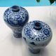 Antique Set Of Blue & White Chinese Vases Qing Dynasty Marks Vases photo 7
