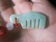 100% Natural Chinese A Grade Jade Pendant /small Comb Means Everything Go Well Necklaces & Pendants photo 2