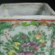 Antique 19th C Chinese Export Square Box Lid Rose Medallion Herb Tea Canister Bowls photo 7