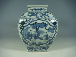 Blue&white Glaze Porcelain Pot photo