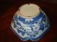 Antique Chinese Blue And White Square Bowl,  19th C Bowls photo 9