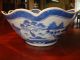 Antique Chinese Blue And White Square Bowl,  19th C Bowls photo 2