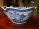 Antique Chinese Blue And White Square Bowl,  19th C Bowls photo 3