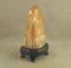 Carved With Visit Friend Picture Lotus Leaf Old Shoushan Stone Carving Stand Other photo 1