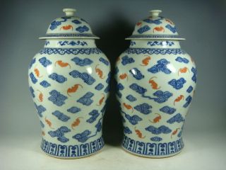 Chinese Blue&white And Famille Rose Porcelain Jars photo