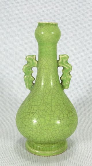Rare Chinese ' Chai Kiln ' Rose Porcelain Vase photo