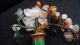 Antique Asian Vase With Hand Carved Gemstone Flowers Vases photo 4