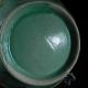Antique Chinese Export 19th C Octagonal Footed Scallop Rim Bowl Aqua Flowers Bowls photo 6