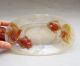100% Chinese Carved Agate Goldfish Plates Other photo 3