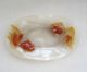 100% Chinese Carved Agate Goldfish Plates Other photo 8
